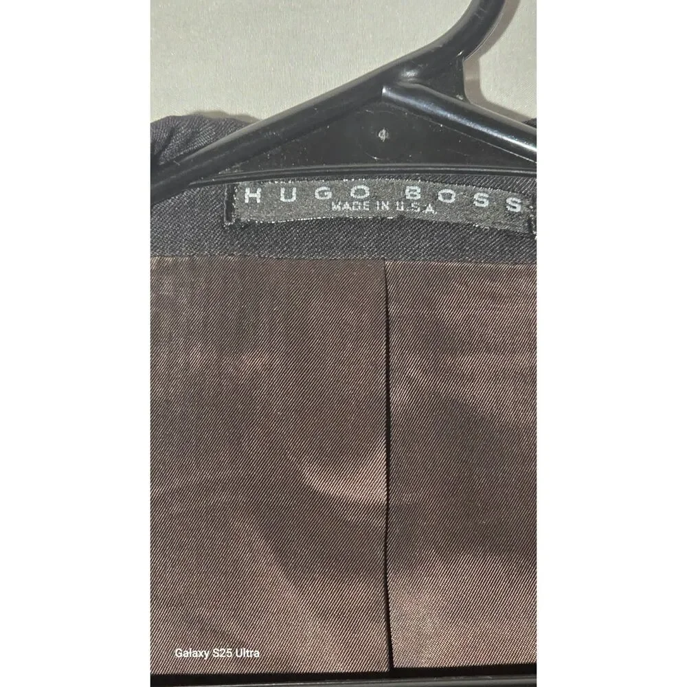 Hugo Boss Men's Black Blazer Sport Coat 3 Button 44R